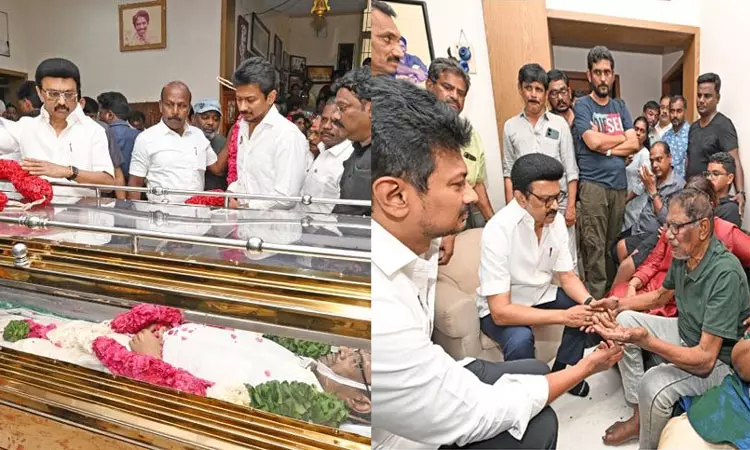 நடிகர் மனோஜ் உடலுக்கு முதல்-அமைச்சர் மு.க.ஸ்டாலின் நேரில் அஞ்சலி