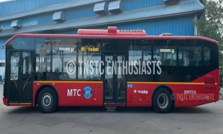 சென்னை போக்குவரத்து கழகத்திற்கு மின்சார ஏ.சி. பேருந்து - மாதிரி புகைப்படம் வெளியீடு