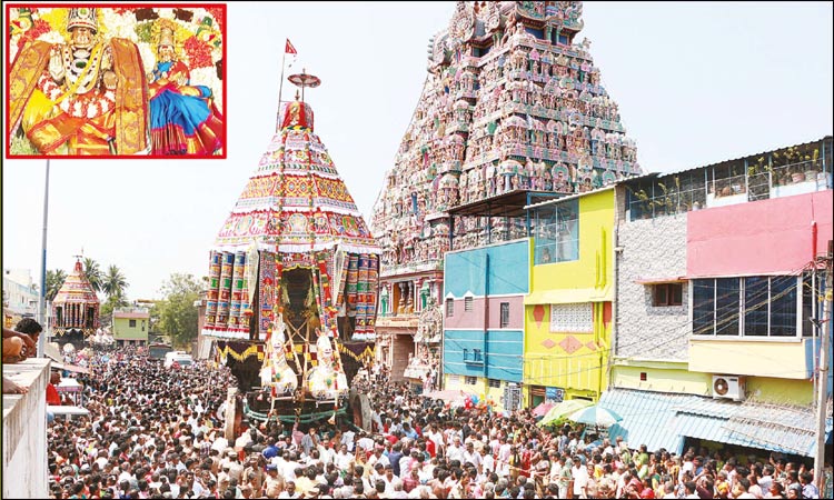 திருவானைக்காவல் ஜம்புகேஸ்வரர் கோவில் தேரோட்டம்