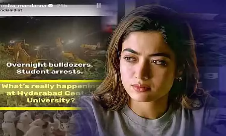 I am heartbroken to see this news - Rashmika Mandanna I am heartbroken to see this news - Rashmika Mandanna