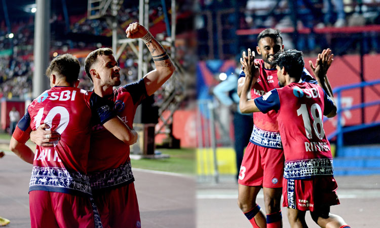 ஐ.எஸ்.எல். கால்பந்து; கடைசி நிமிட கோலால் திரில் வெற்றி பெற்ற ஜாம்ஷெட்பூர்