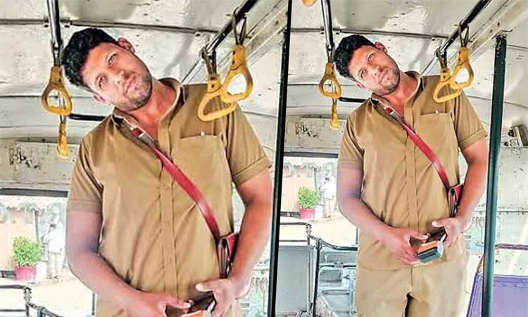 7 அடி உயர கண்டக்டர் அரசுக்கு வைத்த கோரிக்கை; நிறைவேற்றிய முதல்-மந்திரி