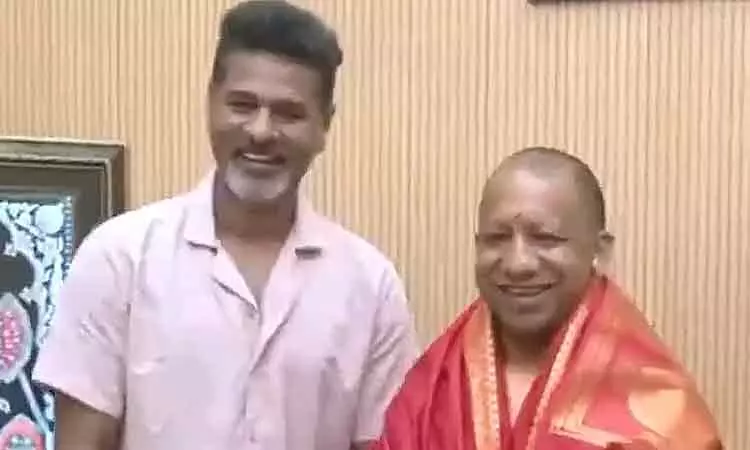 Actor Prabhu Deva meets Uttar Pradesh Chief Minister