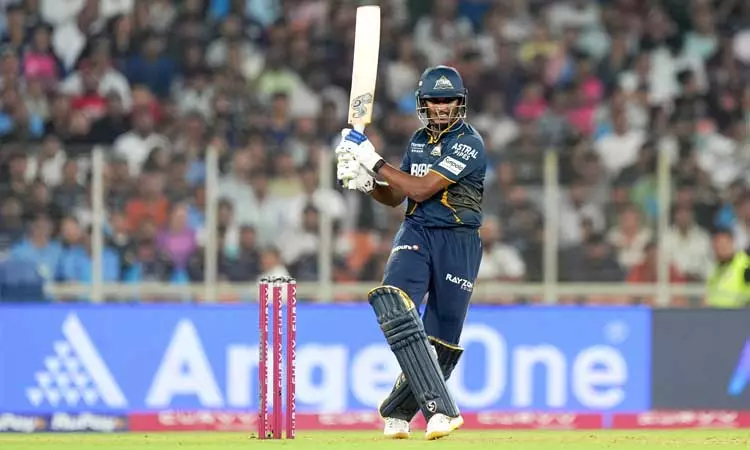 சாய் சுதர்சன் அதிரடி... ராஜஸ்தானுக்கு 218 ரன்கள் இலக்கு நிர்ணயித்தது குஜராத் டைட்டன்ஸ் சாய் சுதர்சன் அதிரடி... ராஜஸ்தானுக்கு 218 ரன்கள் இலக்கு நிர்ணயித்தது குஜராத் டைட்டன்ஸ்