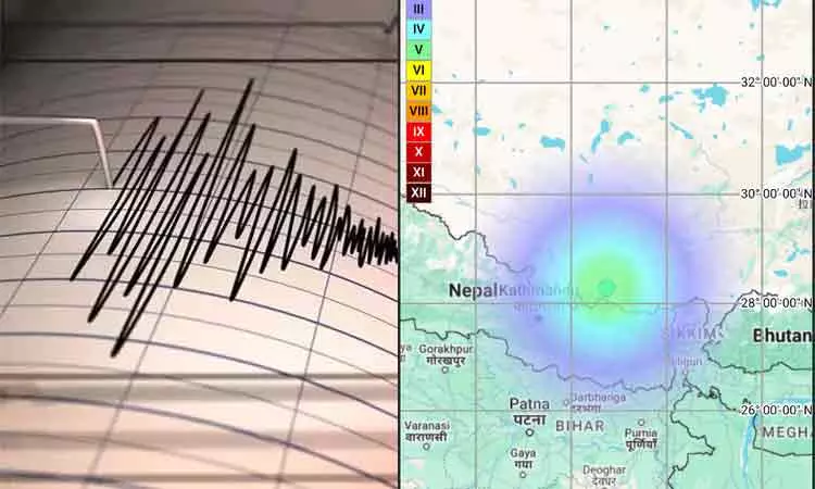 திபெத்தில் நிலநடுக்கம்: ரிக்டரில் 4.4 ஆக பதிவு