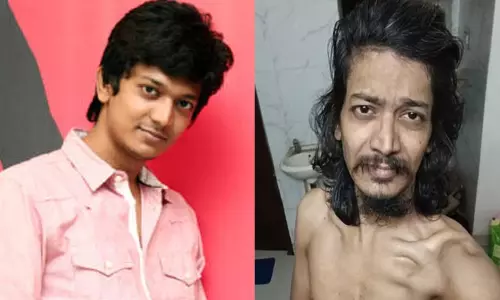 அடையாளம் தெரியாத அளவிற்கு மாறிய மாநகரம்  பட நடிகர்...  ரசிகர்கள் அதிர்ச்சி