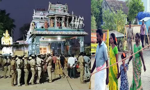 மேல்பாதி திரௌபதி அம்மன் கோவில் திறப்பு - பட்டியலின மக்கள் வழிபாடு
