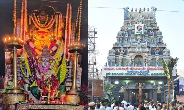 மண்டைக்காடு பகவதியம்மன் கோவிலில் திருப்பணிகள் நிறைவு.. கும்பாபிஷேக பணி தொடங்கியது