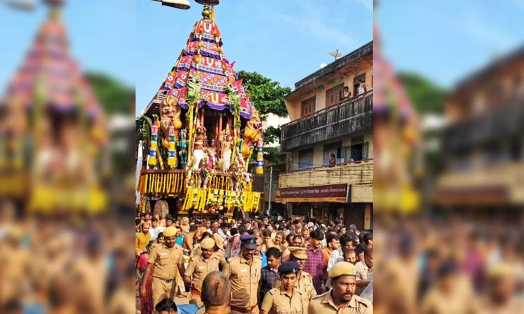பார்த்தசாரதி கோவில் தேரோட்டம்: திரளான பக்தர்கள் வடம் பிடித்து இழுத்தனர்