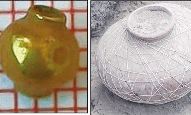 கொடும்பாளூர் அகழாய்வில் தங்கத்திலான குண்டுமணி கண்டெடுப்பு