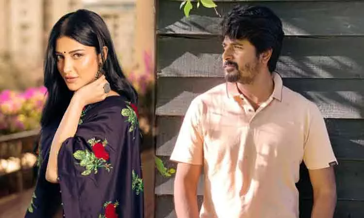 சிவகார்த்திகேயனுக்கு ஜோடியாகும் ஸ்ருதிஹாசன்! சிவகார்த்திகேயனுக்கு ஜோடியாகும் ஸ்ருதிஹாசன்!