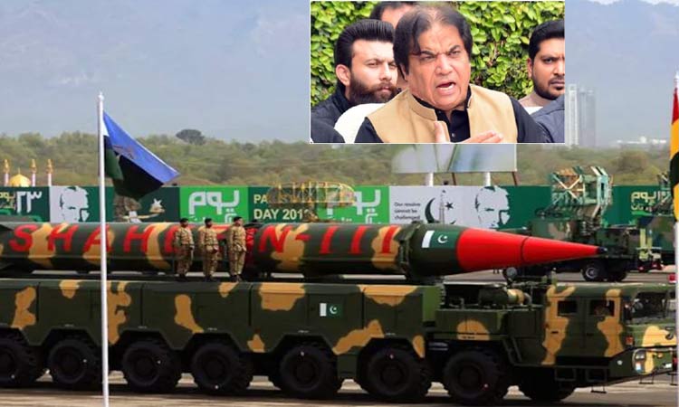 இந்தியாவை தாக்க அணு ஆயுதங்கள் தயார்; பாக். மந்திரி மிரட்டல்