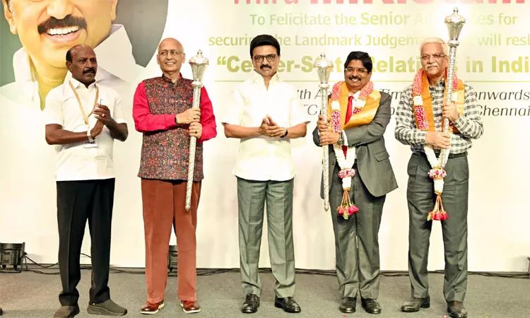 மாநில சுயாட்சியை பெறுவோம்; கூட்டாட்சி இந்தியாவை உருவாக்குவோம் - மு.க.ஸ்டாலின் பேச்சு மாநில சுயாட்சியை பெறுவோம்; கூட்டாட்சி இந்தியாவை உருவாக்குவோம் - மு.க.ஸ்டாலின் பேச்சு