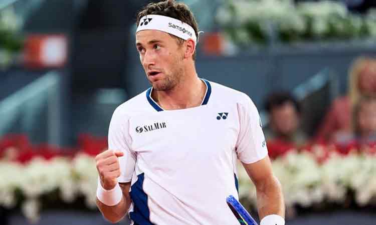 மாட்ரிட் ஓபன் டென்னிஸ்: காஸ்பர் ரூட் 4-வது சுற்றுக்கு முன்னேற்றம்