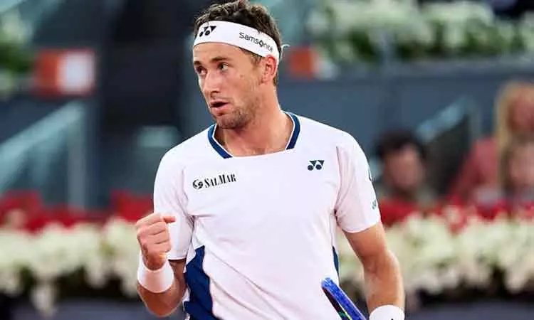 மாட்ரிட் ஓபன் டென்னிஸ்: காஸ்பர் ரூட் 4-வது சுற்றுக்கு முன்னேற்றம்