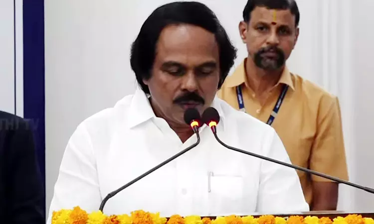 அமைச்சராக மனோ தங்கராஜ் பதவியேற்பு