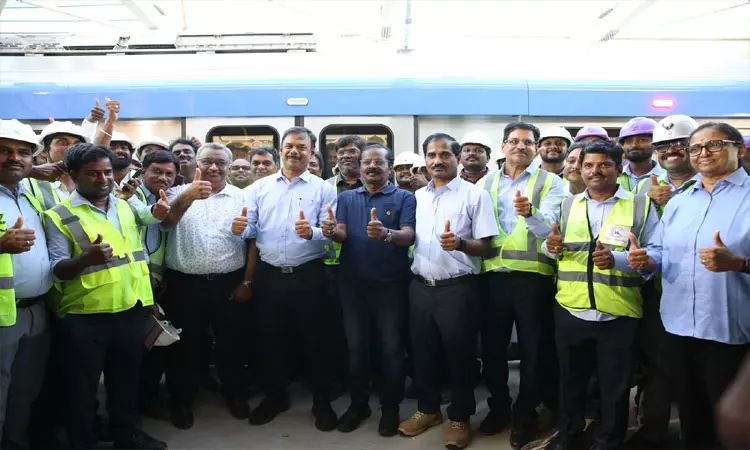 டிரைவர் இல்லாத மெட்ரோ ரெயில் - சோதனை ஓட்டம் வெற்றிகரமாக நிறைவு