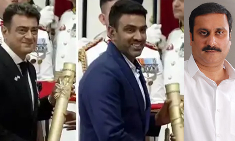 நடிகர் அஜித் குமார், கிரிக்கெட்  வீரர் அஷ்வினுக்கு அன்புமணி ராமதாஸ் வாழ்த்து