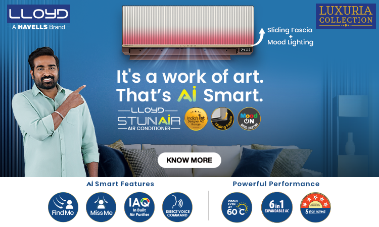 கோடை வெப்பத்தை குளிர்விக்கும் அதிநவீன ஸ்டன்ஏர் ஏசிகள்