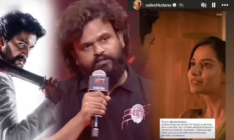 HIT 3 director Sailesh Kolanu plans romantic film next? Here’s his answer