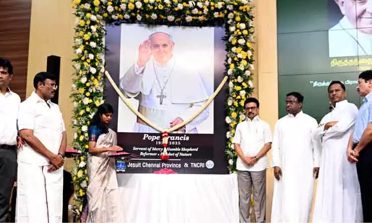 அனைவரையும் அன்பால் ஒருங்கிணைக்க நினைத்தவர் போப் பிரான்சிஸ்: முதல்-அமைச்சர் மு.க. ஸ்டாலின்