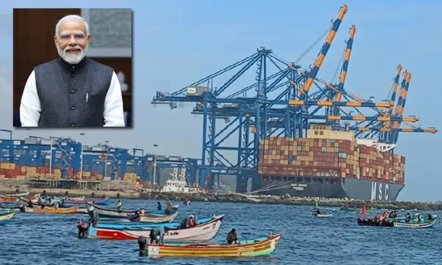 நாட்டின் முதல் தானியங்கி துறைமுகம்: விழிஞ்ஞத்தில் இன்று தொடங்கி வைக்கிறார் பிரதமர் மோடி