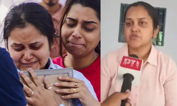 பஹல்காம் தாக்குதலில் உயிரிழந்த எனது கணவருக்கு தியாகி அந்தஸ்து போதும்: மனைவி உருக்கம் பஹல்காம் தாக்குதலில் உயிரிழந்த எனது கணவருக்கு தியாகி அந்தஸ்து போதும்: மனைவி உருக்கம்