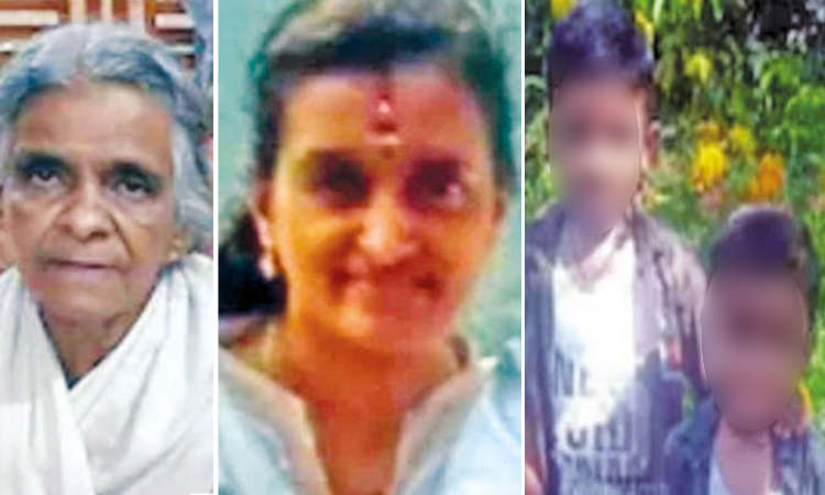 வீடு தீப்பிடித்து எரிந்ததில் ஒரே குடும்பத்தை சேர்ந்த 4 பேர் உடல் கருகி பலி