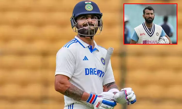 டெஸ்ட் கிரிக்கெட்; விராட் கோலியின் இடத்திற்கு சரியான வீரர் யார்..? - புஜாரா பதில்