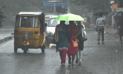 இரவு 7 மணி வரை மழைக்கு வாய்ப்புள்ள மாவட்டங்கள்