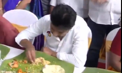 அன்னதான திட்டத்தை உதயநிதி தொடங்கி வைத்தார்