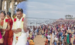 திருச்செந்தூரில் அலைமோதும் கூட்டம்