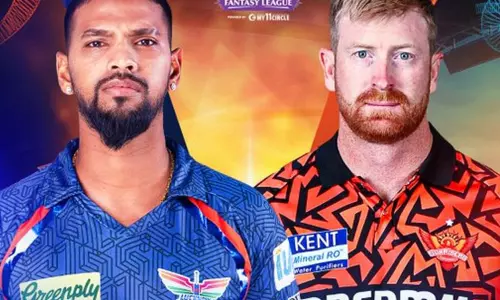 ஐ.பி.எல்.: லக்னோவுக்கு எதிராக டாஸ் வென்ற ஐதராபாத் பந்துவீச்சு தேர்வு