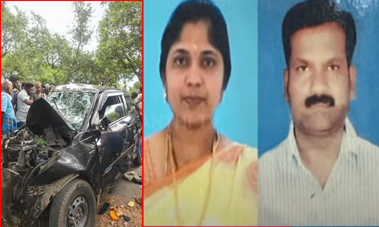 திருப்பூர்: மரத்தில் கார் மோதிய விபத்தில் ஒரே குடும்பத்தை சேர்ந்த மூவர் பலி