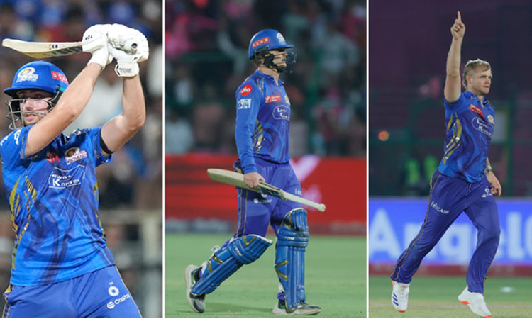 ஐ.பி.எல். பிளே ஆப்: மும்பை அணியில் 3 மாற்று வீரர்கள் சேர்ப்பு