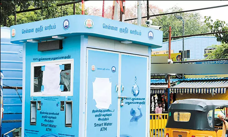 சென்னையில் விரைவில் குடிநீர் ஏ.டி.எம்.கள் அமைக்க முடிவு