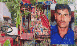 திருவிழாவில் மின்சாரம் பாய்ந்து விவசாயி பலி