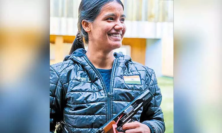 ஜூனியர் உலகக் கோப்பை துப்பாக்கி சுடுதல்: இந்திய வீராங்கனைக்கு தங்கம் ஜூனியர் உலகக் கோப்பை துப்பாக்கி சுடுதல்: இந்திய வீராங்கனைக்கு தங்கம்