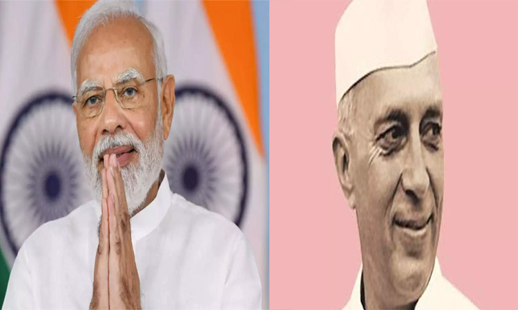 பிரதமர் மோடி நேருவுக்கு அஞ்சலி