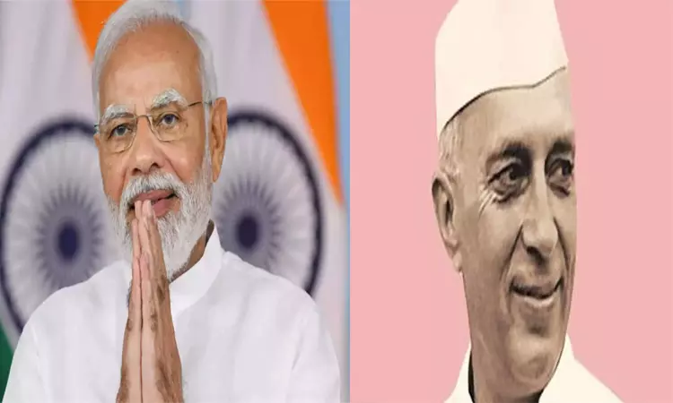 பிரதமர் மோடி நேருவுக்கு அஞ்சலி பிரதமர் மோடி நேருவுக்கு அஞ்சலி