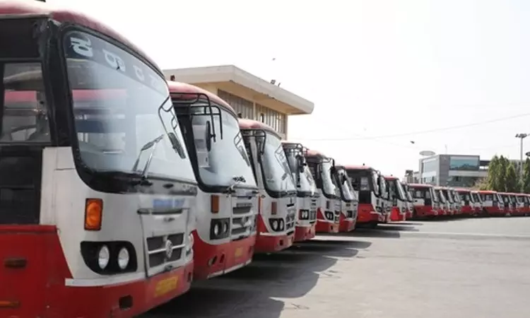 அரசு பஸ்களில் ஆண்களுக்கு இலவச டிக்கெட் - போக்குவரத்து கழக ஊழியர்கள் நூதன போராட்டம் அறிவிப்பு