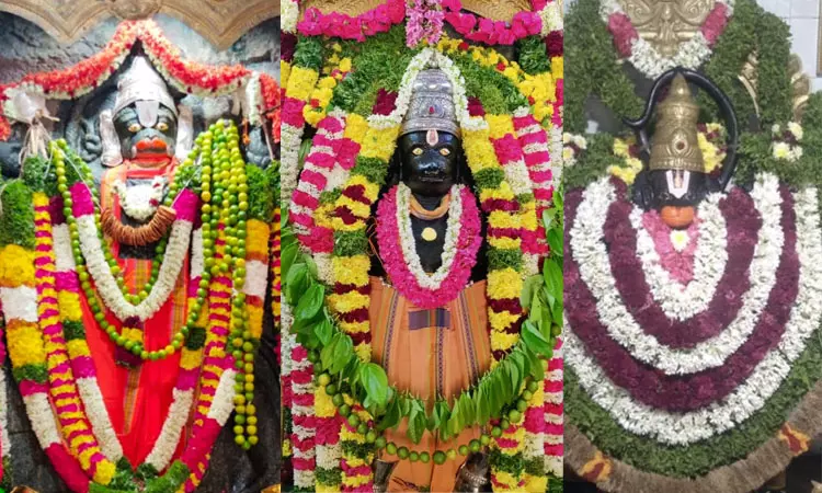 வைகாசி அமாவாசை: தர்மபுரி ஆஞ்சநேயர் கோவில்களில் சிறப்பு வழிபாடு வைகாசி அமாவாசை: தர்மபுரி ஆஞ்சநேயர் கோவில்களில் சிறப்பு வழிபாடு