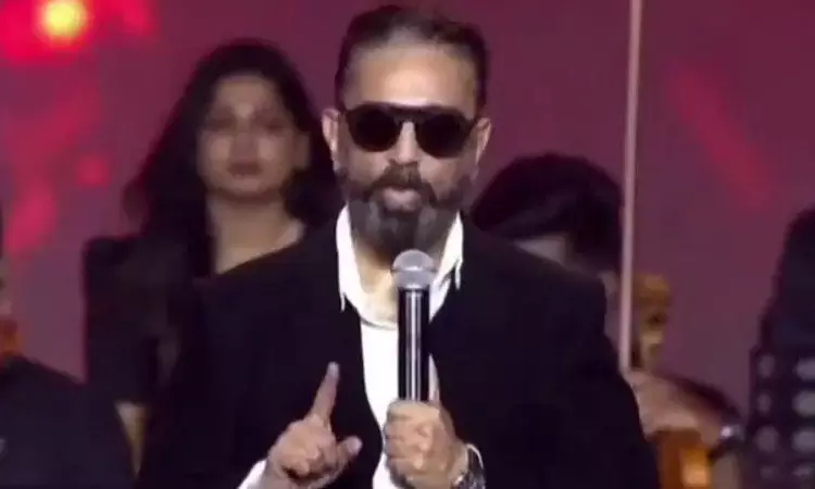 கன்னடம் தமிழ் மொழியில் இருந்து பிறந்தது - கமல்ஹாசனின் பேச்சுக்கு கர்நாடகத்தில் எதிர்ப்பு