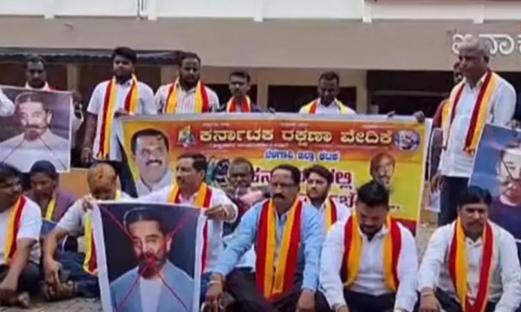 கமலுக்கு எதிராக தீவிரமடையும் போராட்டம்