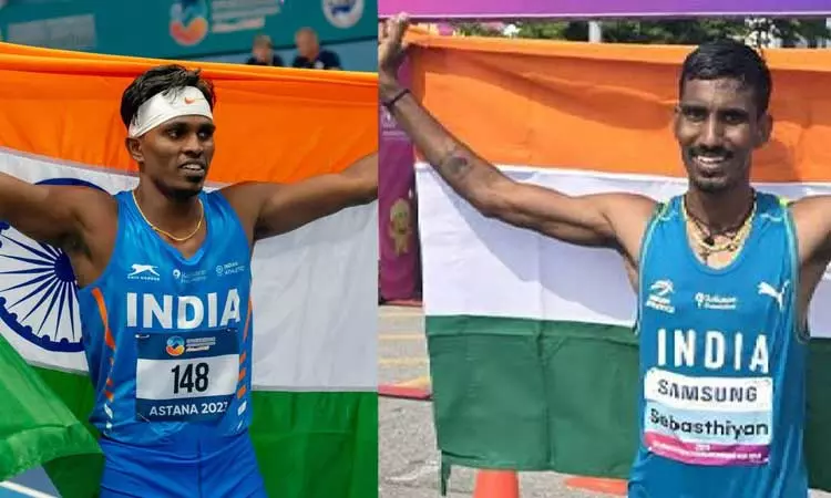 ஆசிய தடகள சாம்பியன்ஷிப்: பதக்கம் வென்ற தமிழக வீரர்களுக்கு டிடிவி தினகரன் வாழ்த்து ஆசிய தடகள சாம்பியன்ஷிப்: பதக்கம் வென்ற தமிழக வீரர்களுக்கு டிடிவி தினகரன் வாழ்த்து