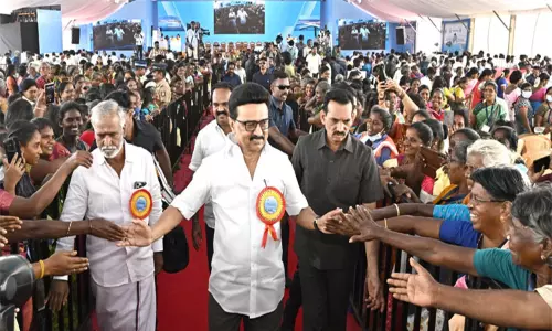 மீனவர்கள் வாழ்வாதாரத்தை காக்க கச்சதீவு மீட்புதான் ஒரே வழி: முதல்-அமைச்சர் மு.க.ஸ்டாலின் பேச்சு மீனவர்கள் வாழ்வாதாரத்தை காக்க கச்சதீவு மீட்புதான் ஒரே வழி: முதல்-அமைச்சர் மு.க.ஸ்டாலின் பேச்சு