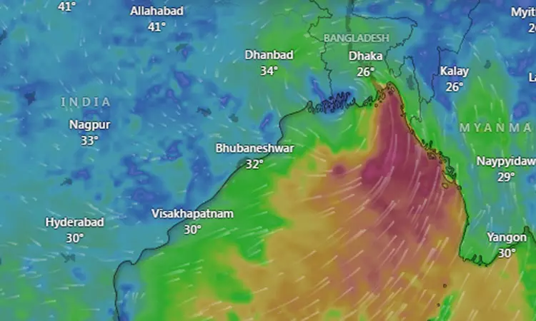 ஆழ்ந்த காற்றழுத்த தாழ்வு மண்டலம் கரையை கடந்தது ஆழ்ந்த காற்றழுத்த தாழ்வு மண்டலம் கரையை கடந்தது
