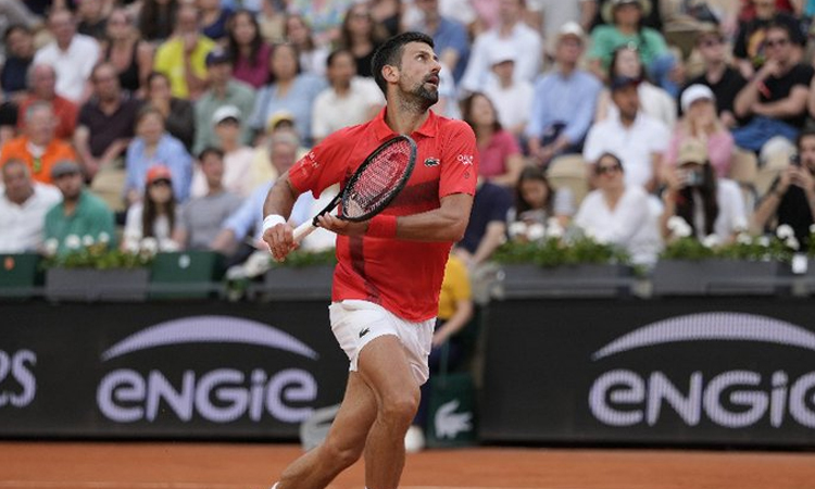 பிரெஞ்சு ஓபன் டென்னிஸ்: ஜோகோவிச் 3-வது சுற்றுக்கு முன்னேற்றம்