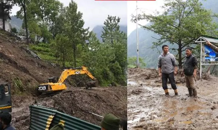 நிலச்சரிவு 3 ராணுவ வீரர்கள் உயிரிழப்பு