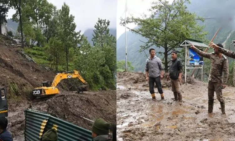 சிக்கிமில் நிலச்சரிவு:  3 ராணுவ வீரர்கள் உயிரிழப்பு